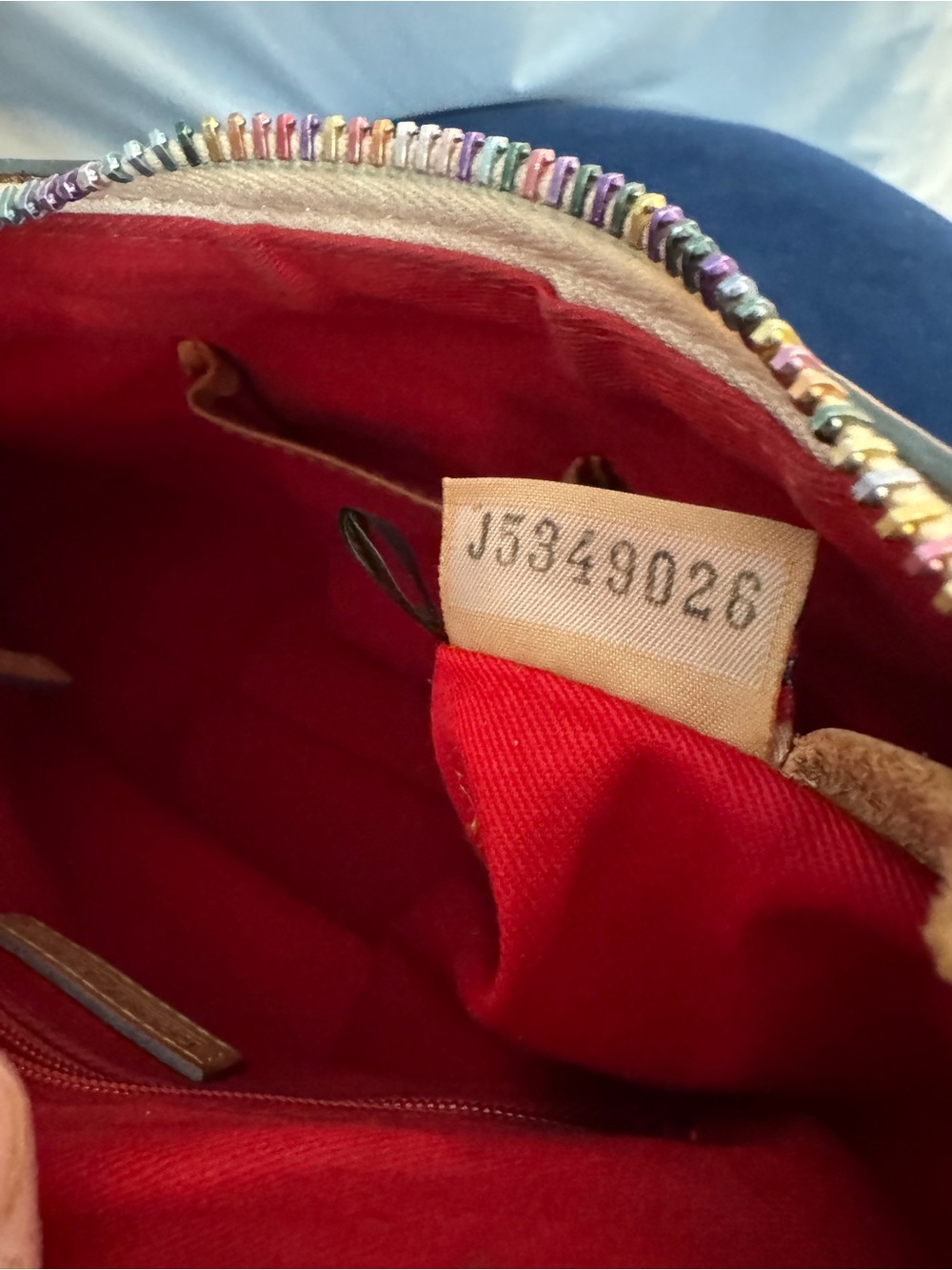 Dooney & Bourke Bumblebee Print Shoulder Bag Y2K Leather trim - Picture 10 of 15